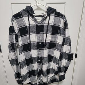 American eagle hooded shirt